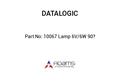 10067 Lamp 6V/6W 90?