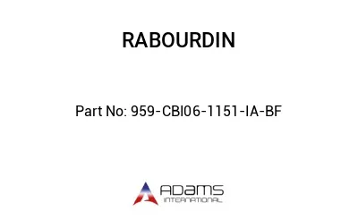 959-CBI06-1151-IA-BF