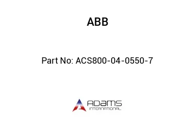 ACS800-04-0550-7