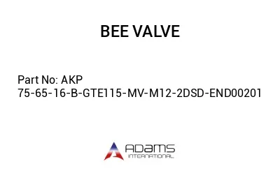 AKP 75-65-16-B-GTE115-MV-M12-2DSD-END00201