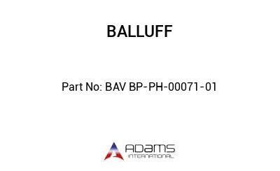 BAV BP-PH-00071-01									