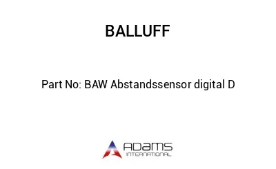 BAW Abstandssensor digital D									