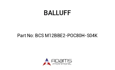 BCS M12BBE2-POC80H-S04K									
