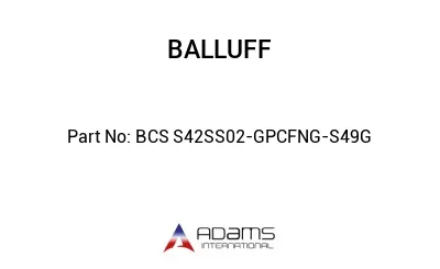 BCS S42SS02-GPCFNG-S49G									
