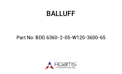 BDG 6360-2-05-W120-3600-65									