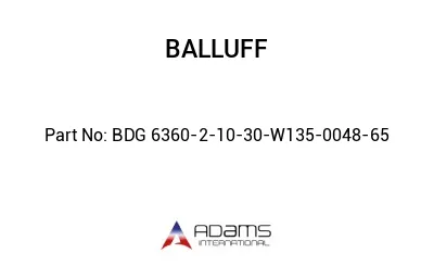 BDG 6360-2-10-30-W135-0048-65									