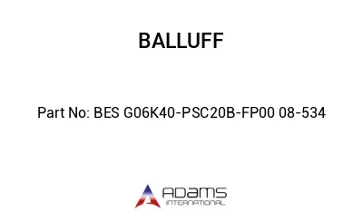 BES G06K40-PSC20B-FP00	08-534								