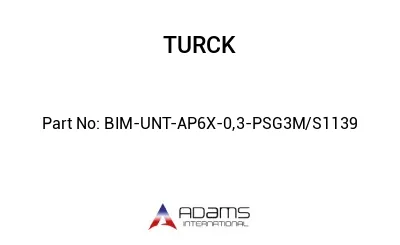 BIM-UNT-AP6X-0,3-PSG3M/S1139