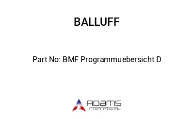 BMF Programmuebersicht D									
