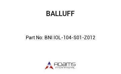 BNI IOL-104-S01-Z012									