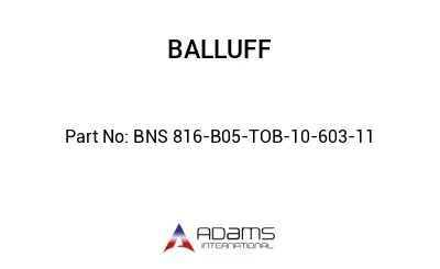 BNS 816-B05-TOB-10-603-11									