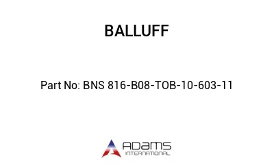 BNS 816-B08-TOB-10-603-11									