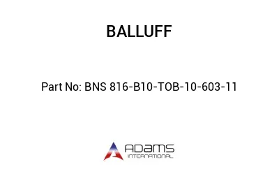 BNS 816-B10-TOB-10-603-11									