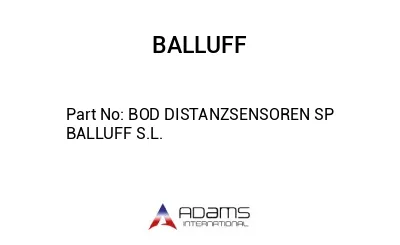 BOD DISTANZSENSOREN SP BALLUFF S.L.									