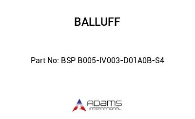 BSP B005-IV003-D01A0B-S4									