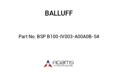 BSP B100-IV003-A00A0B-S4									