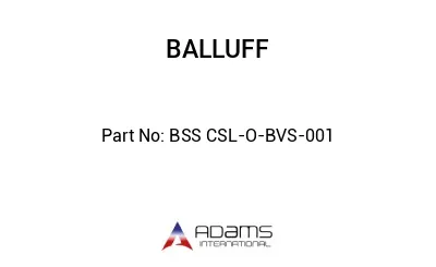 BSS CSL-O-BVS-001									