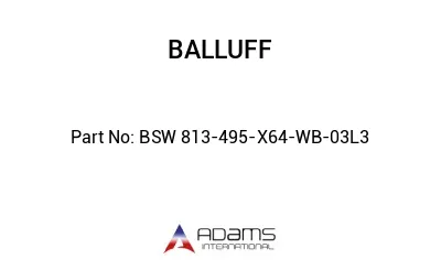 BSW 813-495-X64-WB-03L3									