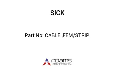 CABLE ,FEM/STRIP.