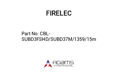 CBL-SUBD3FSHD/SUBD37M/1359/15m