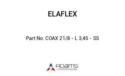 COAX 21/8 - L 3,45 - SS