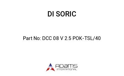 DCC 08 V 2.5 POK-TSL/40