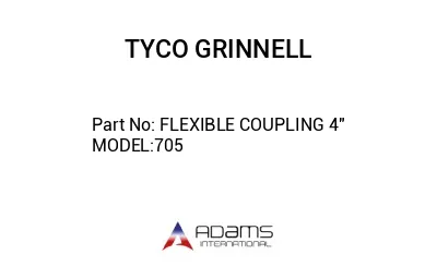 FLEXIBLE COUPLING 4" MODEL:705