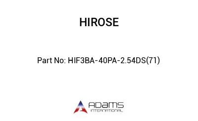 HIF3BA-40PA-2.54DS(71)