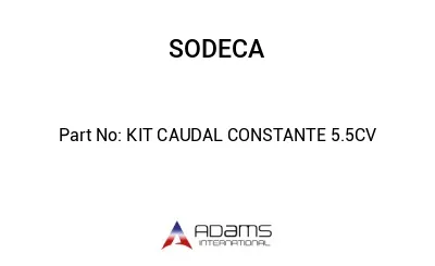 KIT CAUDAL CONSTANTE 5.5CV