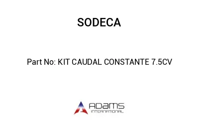 KIT CAUDAL CONSTANTE 7.5CV