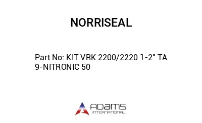 KIT VRK 2200/2220 1-2" TA 9-NITRONIC 50