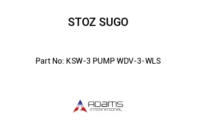 KSW-3 PUMP WDV-3-WLS