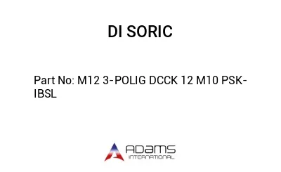 M12 3-POLIG DCCK 12 M10 PSK-IBSL