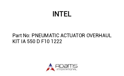 PNEUMATIC ACTUATOR OVERHAUL KIT IA 550 D F10 1222