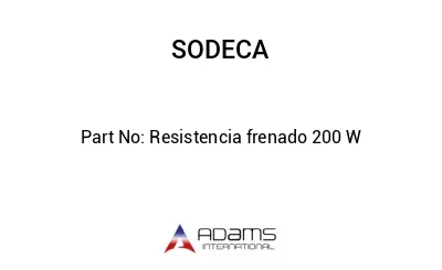 Resistencia frenado 200 W